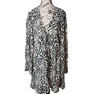 Topshop Womens Long-Sleeve Dress NWT US12